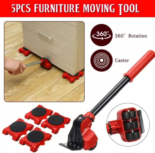 Heavy furniture move tool transport lifter shifter moving tool (5 in 1)